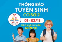 🧩 THÔNG BÁO TUYỂN SINH – CƠ SỞ 2 TRÍ TÂM EDUCATION CẦN THƠ