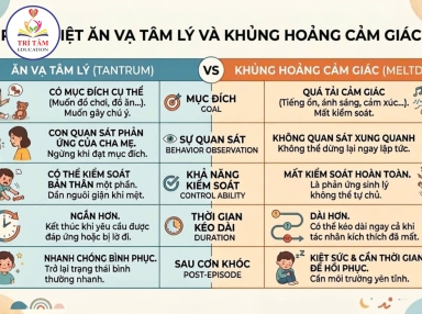 Phân biệt “Ăn vạ” và “Khủng hoảng cảm giác” ở trẻ – Điều phụ huynh cần biết